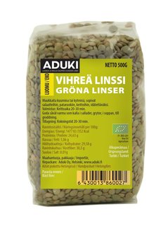 Vihrea linssi aduki large