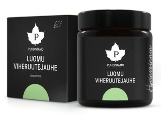 Viheruutejauhe uusi puhdistamo
