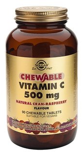 Chewable vitaminc rasberry90