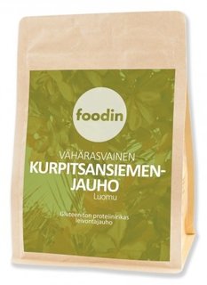 Kurpitsansiemen jauho 350g foodin