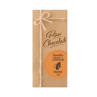 Raaka suklaa appelsiini 40g foodin large