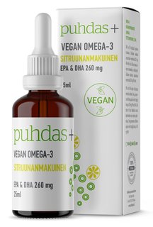 Omega 3 vegan sitruuna puhdaplus large