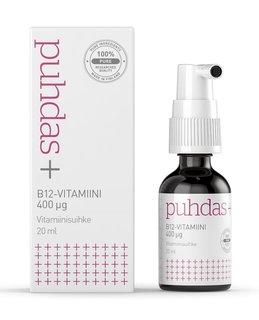 B12 400 suihke20ml puhdas plus large