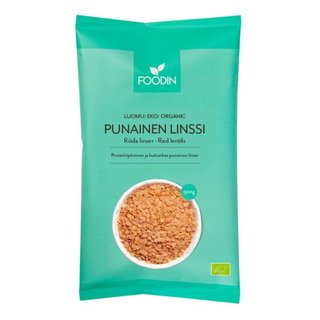 Punainen linssi 500g foodin large