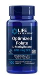 Optimized folate 1700mcg 100 life extension