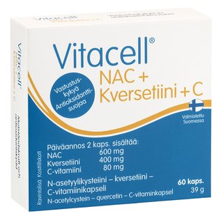 Vitacell nac kversetiini c 60 kaps 