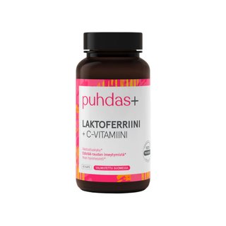 Laktoferriini c vitamiini 40 kaps puhdas